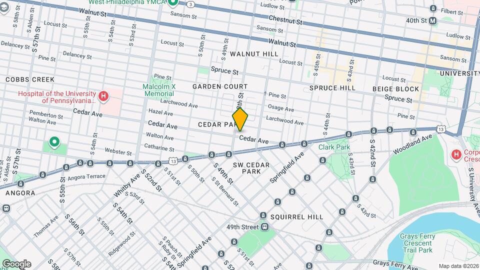 4733 Cedar Ave Mapa y Detalles de la Ubicación