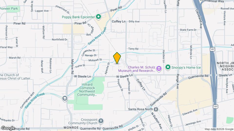 2837 Apple Valley Ln Map and Location Details