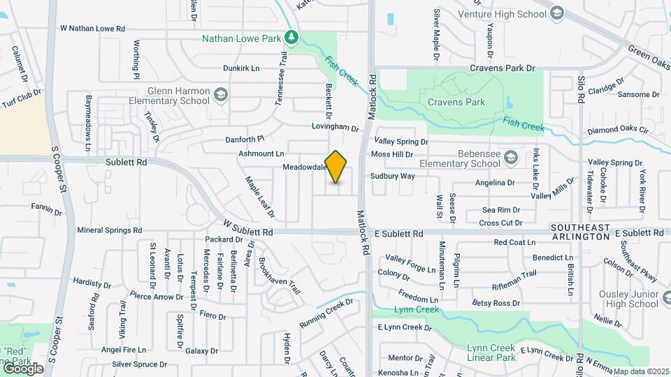 6014 Glenwood Dr Mapa y Detalles de la Ubicación
