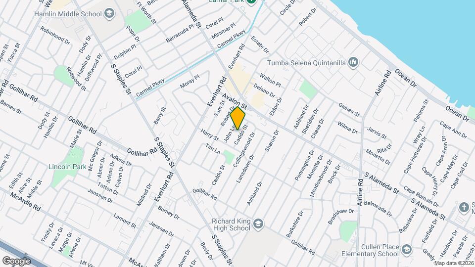626 Caddo St Map and Location Details