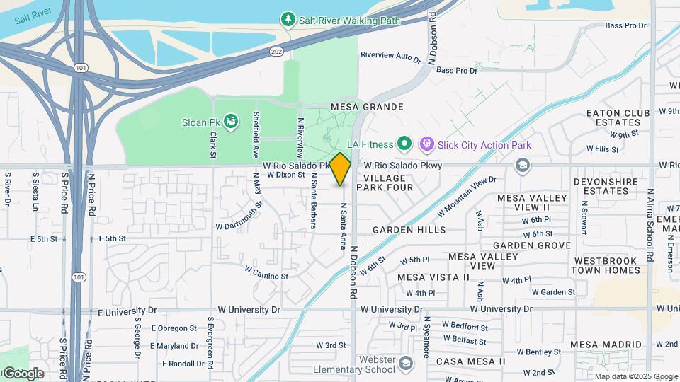 726 N Santa Anna Map and Location Details