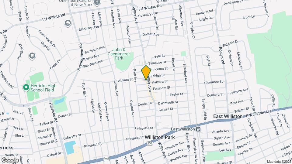 641 Willis Ave Map and Location Details