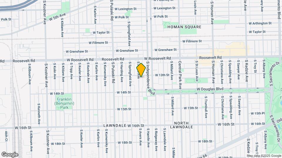 1311 S Avers Ave Map and Location Details
