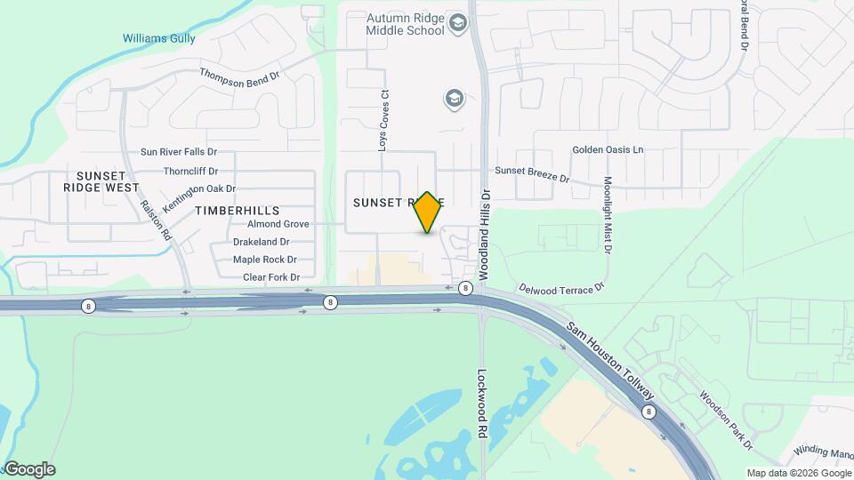 11522 Moonlight Ridge Dr Mapa y Detalles de la Ubicación