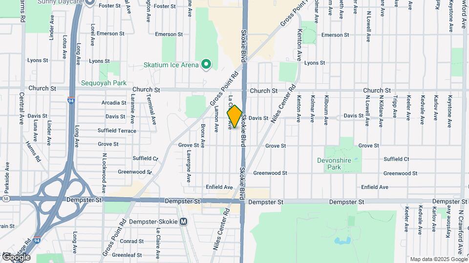 9029 La Crosse Ave Map and Location Details