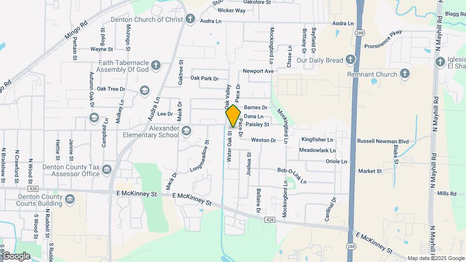 424 Water Oak St Map and Location Details