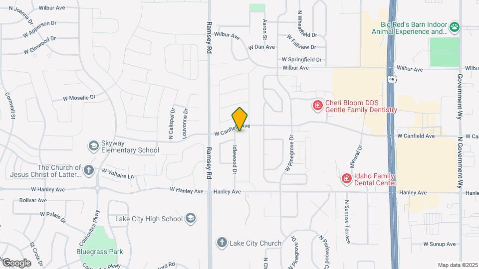 6768 N Idlewood Dr Map and Location Details