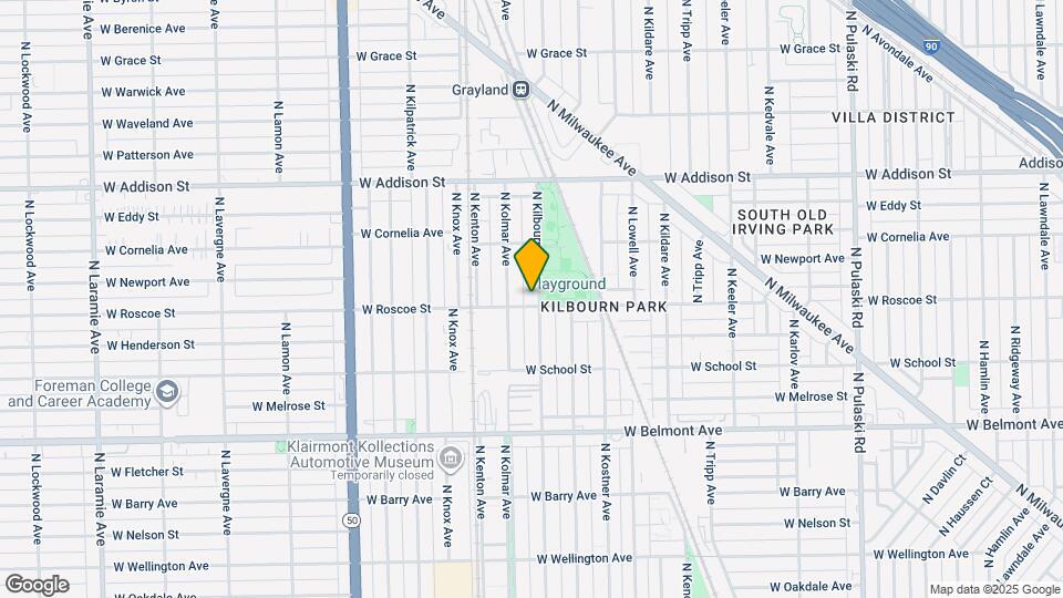 3404 N Kilbourn Ave Map and Location Details