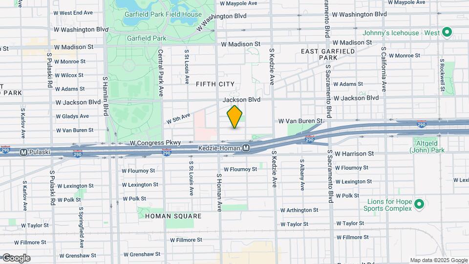3323 w Van Buren st, Unit 1st Floor Map and Location Details