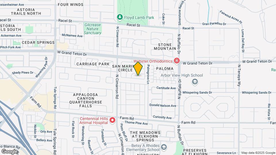 7816 Brookfield Cove Ave Map and Location Details