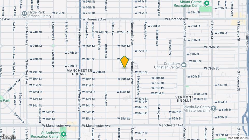 7853 Brighton Ave Mapa y Detalles de la Ubicación