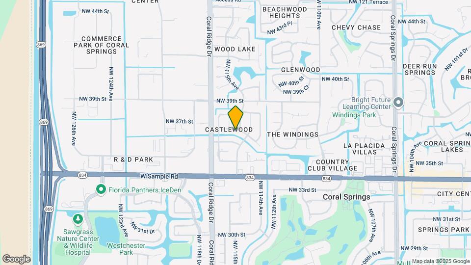 11520 NW 37th St Map and Location Details