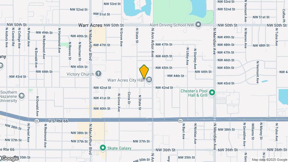 4301 N Wall St Map and Location Details