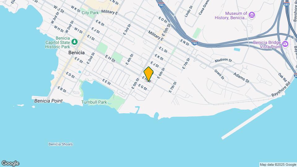 582-586 E H St Mapa y Detalles de la Ubicación
