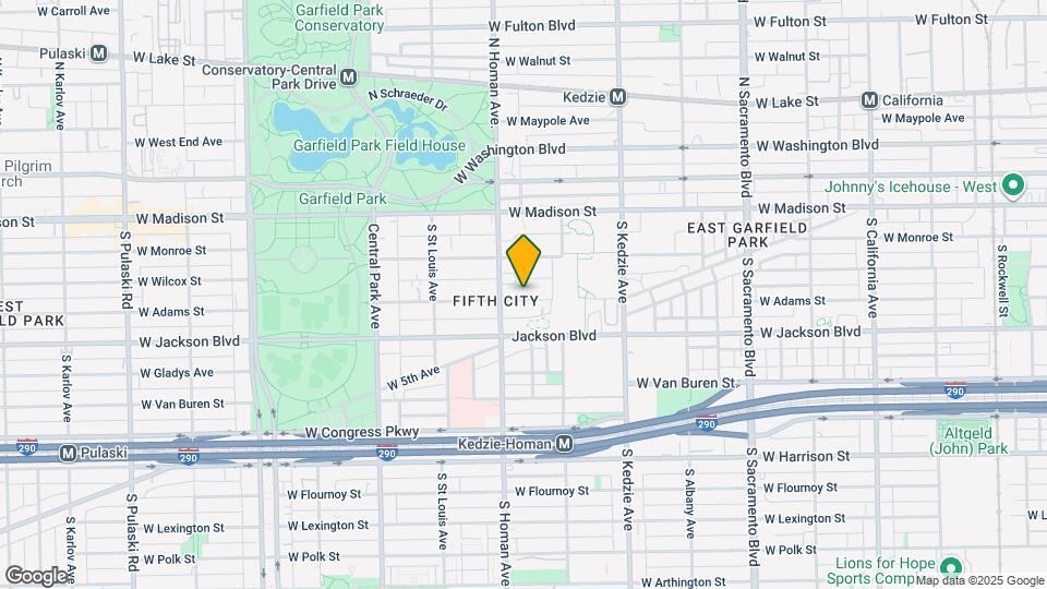 3341 W Adams St Mapa y Detalles de la Ubicación