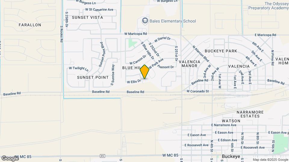 7415 S 253rd Dr Map and Location Details