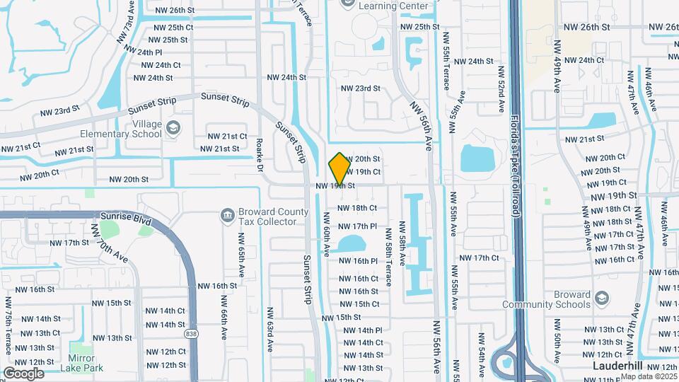 5990 NW 19th St Map and Location Details