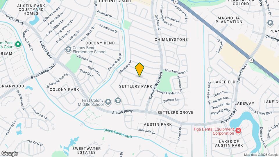 3426 Hidden Creek Dr Map and Location Details