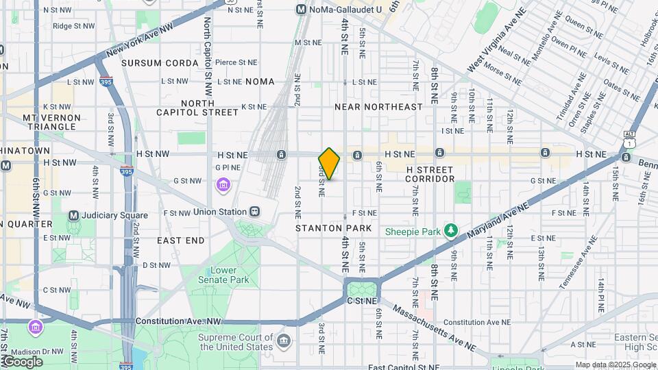 301 G St NE Map and Location Details