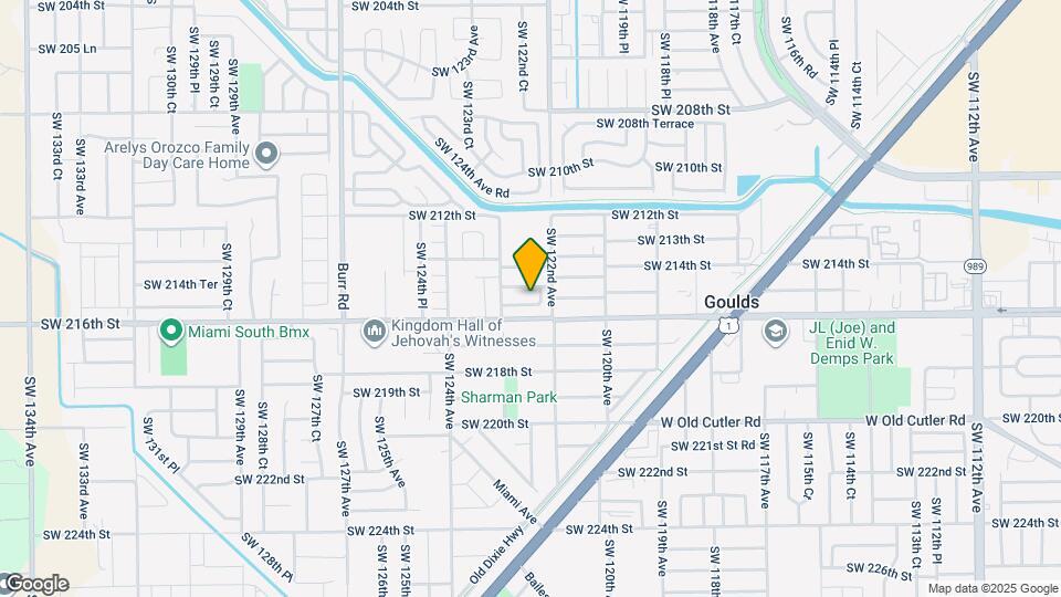 12233 SW 215th Terrace Map and Location Details
