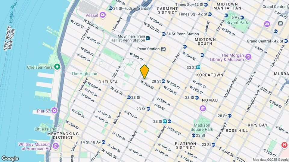 247 W 26th St Map and Location Details