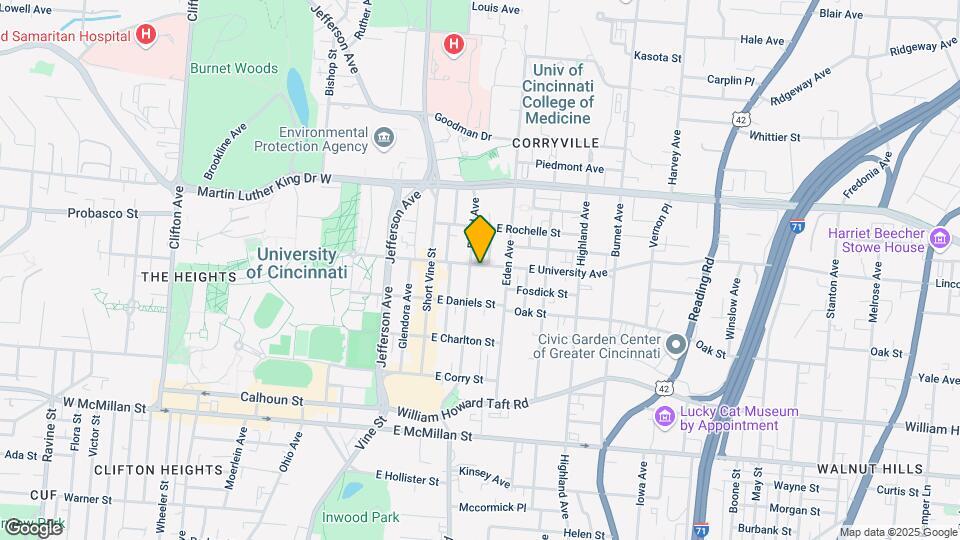 111 E University Ave Mapa y Detalles de la Ubicación