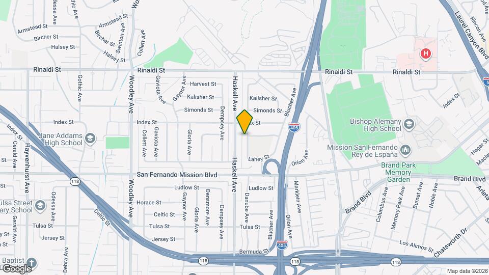 11229 Danube Ave Mapa y Detalles de la Ubicación