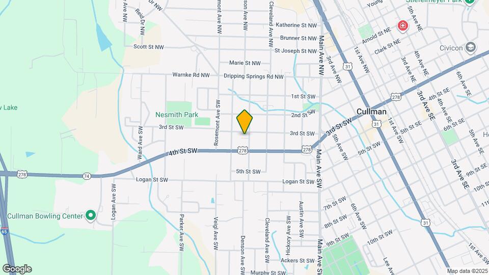 305 Denson Ave SW Map and Location Details