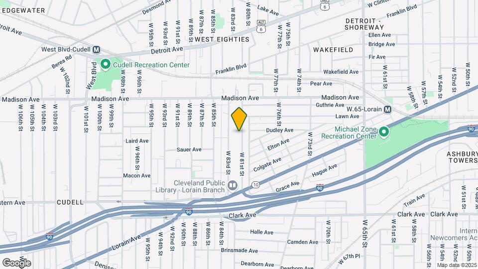 2084 W 81st St Map and Location Details