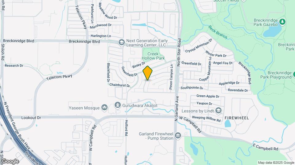 3020 Dove Creek Ln Map and Location Details