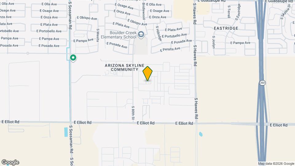 3323 S Bridlewood Map and Location Details