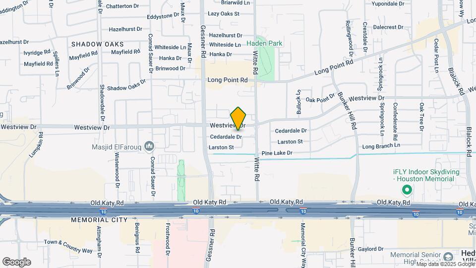 10022 Cedardale Dr Map and Location Details