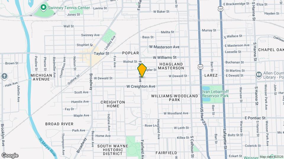 453 W Dewald St Mapa y Detalles de la Ubicación