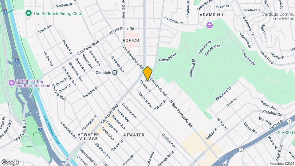 1818-1826 Vassar St Mapa y Detalles de la Ubicación