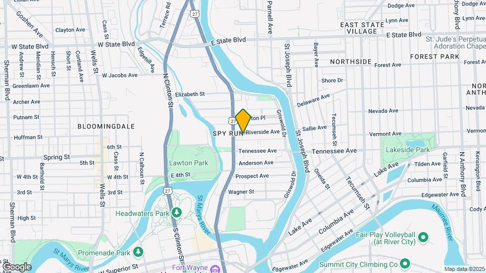 520 Riverside Ave Map and Location Details