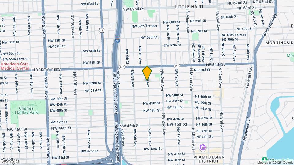 5198 NW 3rd Ave Map and Location Details