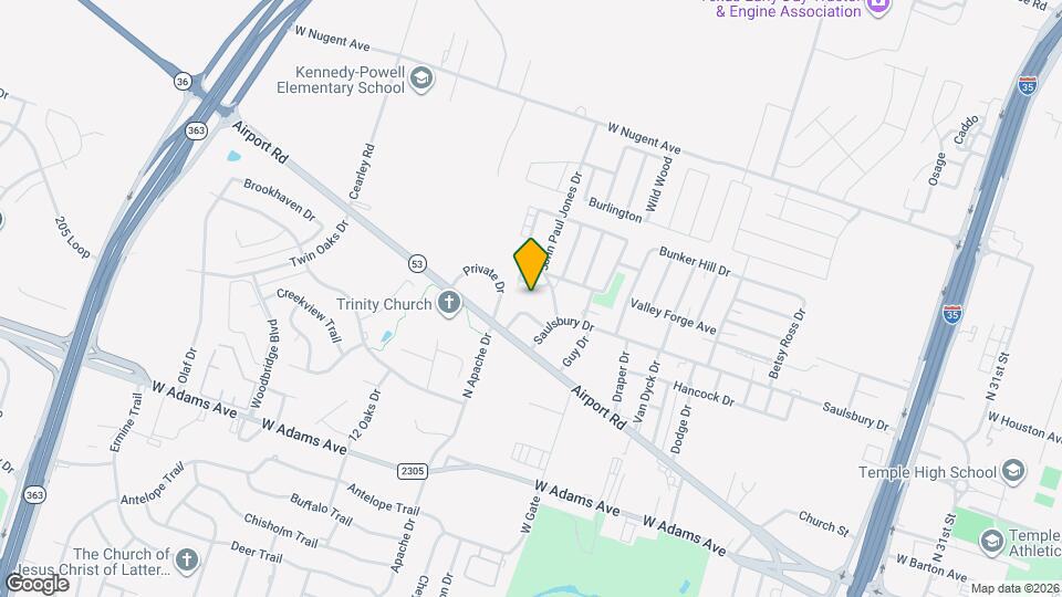 608 John Paul Jones Dr Map and Location Details