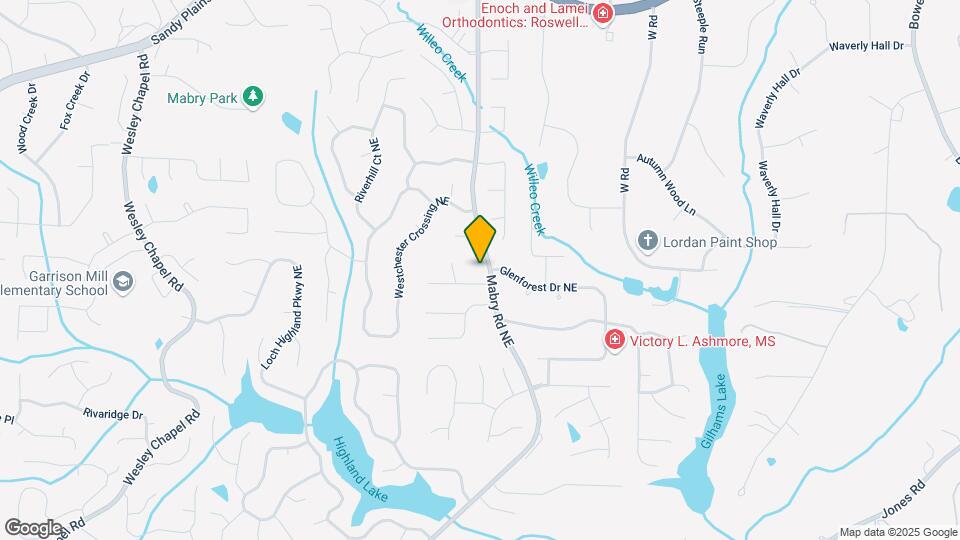 4205 Mabry Rd Map and Location Details