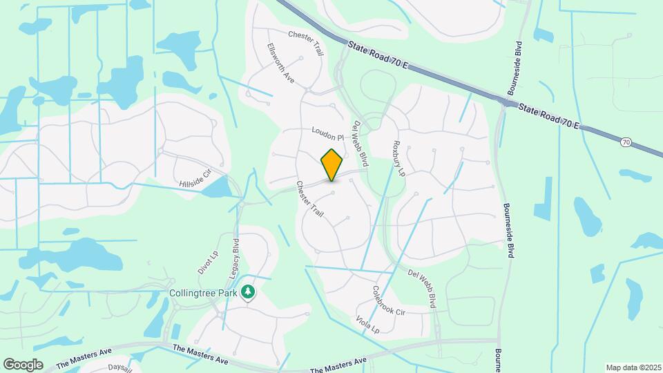 17002 Hampton Falls Terrace Map and Location Details