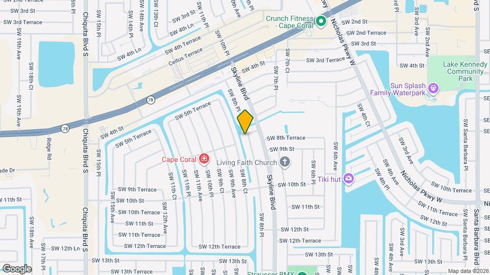 800 SW 8th Pl Mapa y Detalles de la Ubicación