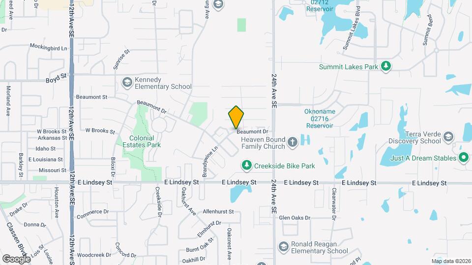 2126 Beaumont Dr Map and Location Details