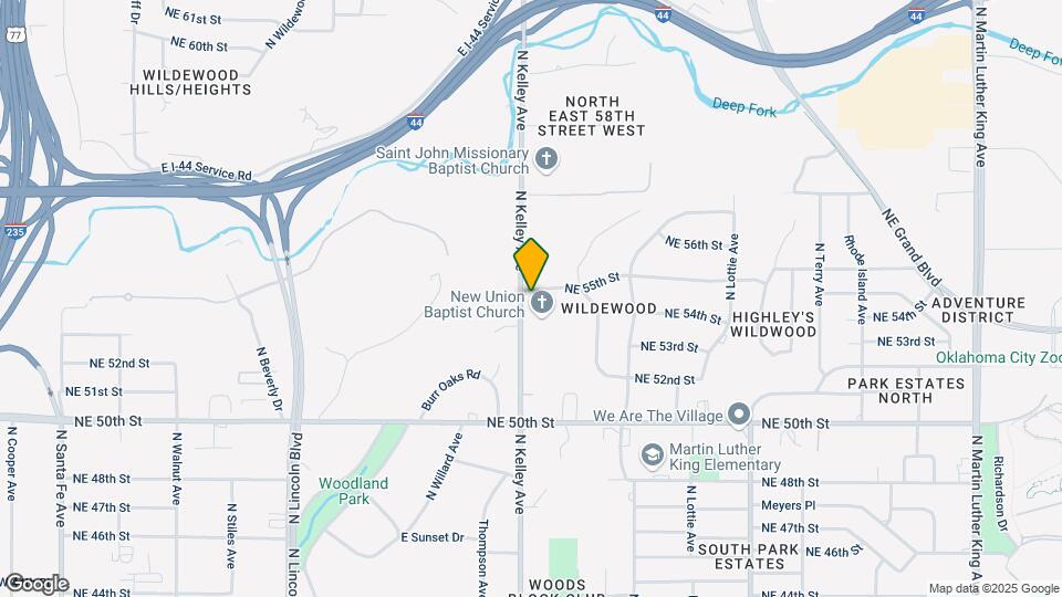 1100 NE 55th St Map and Location Details