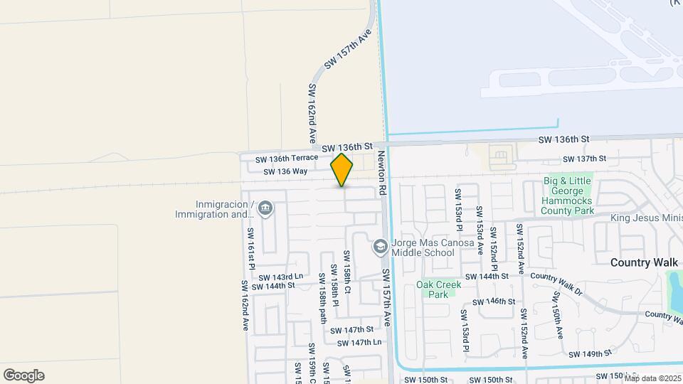 15826 SW 138th Terrace Map and Location Details