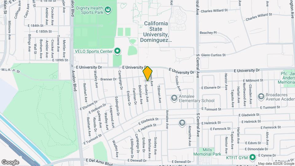 19226 Scobey Ave Map and Location Details