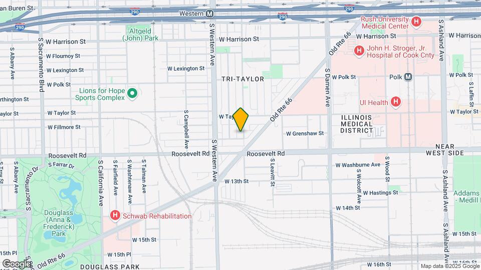 1038 S Oakley Blvd Map and Location Details