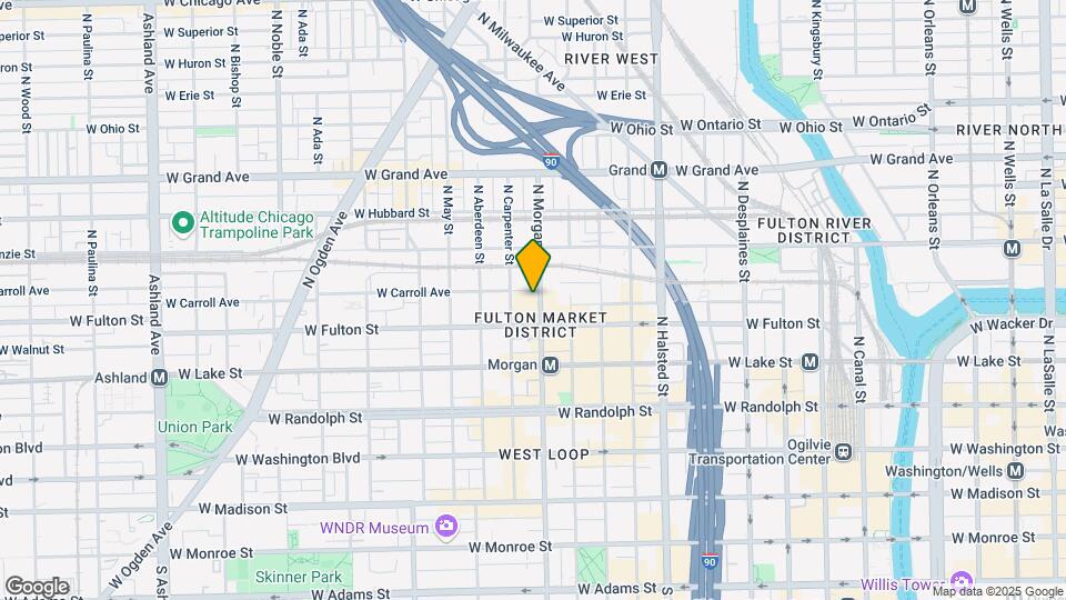 320 N Morgan St, Unit 2 Map and Location Details