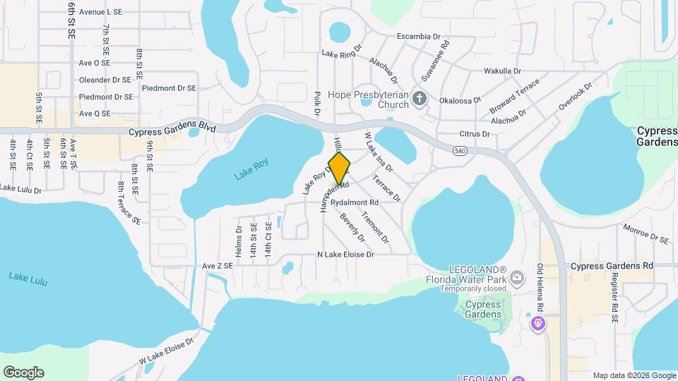 124 Hampden Rd Map and Location Details