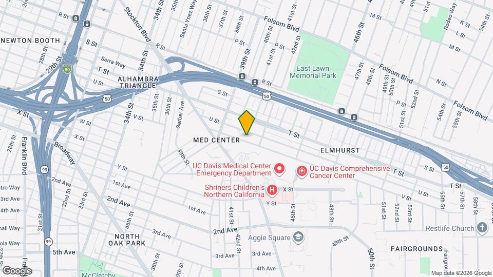 4035 V St Mapa y Detalles de la Ubicación