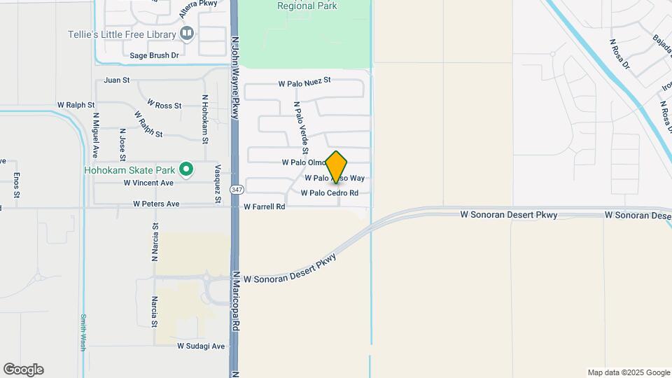 44110 W Palo Cedro Rd Map and Location Details