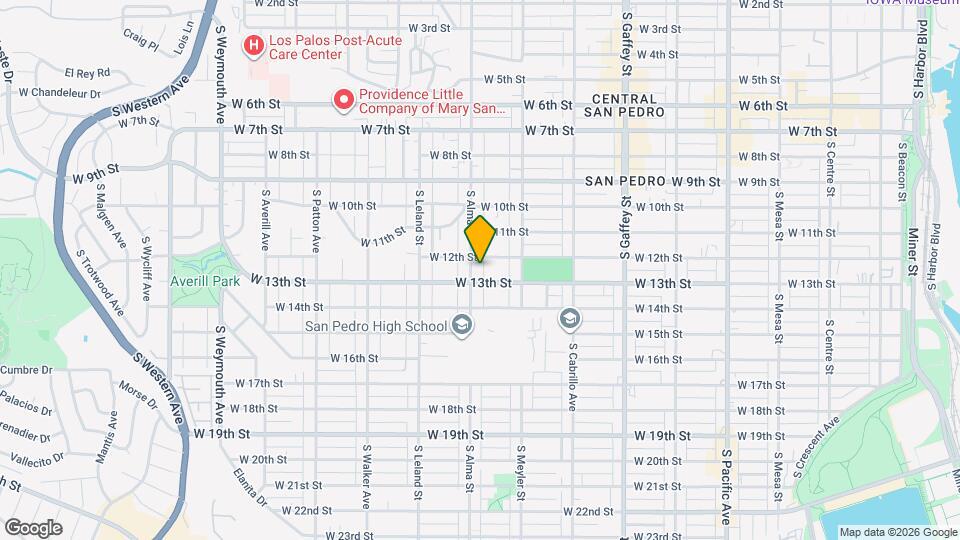 1214 S Alma St Map and Location Details